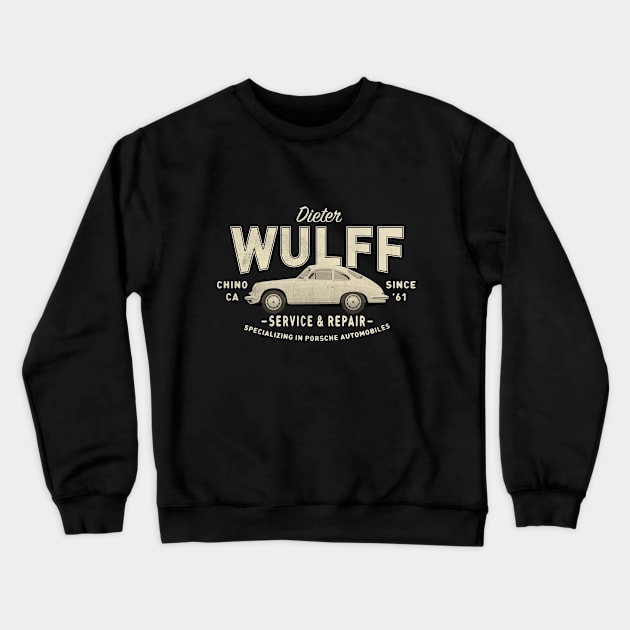 Wulff Porsche by Buck Tee Originals Crewneck Sweatshirt by Buck Tee